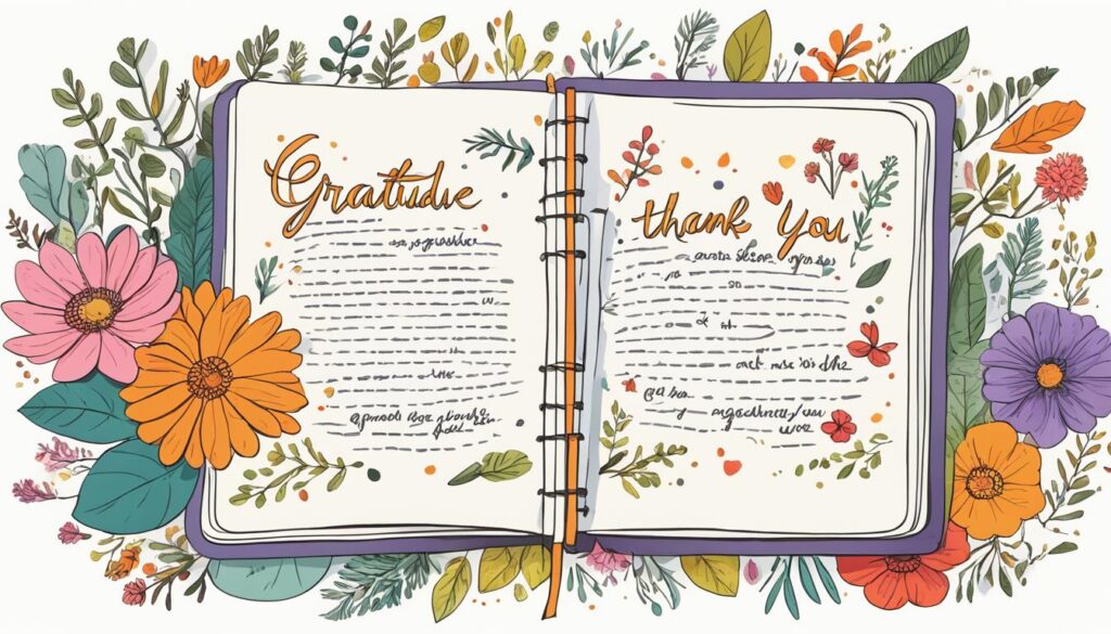 Gratitude journal image