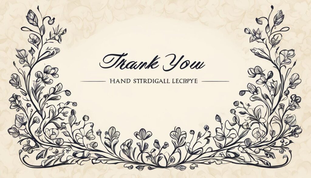 personalize thank you notes
