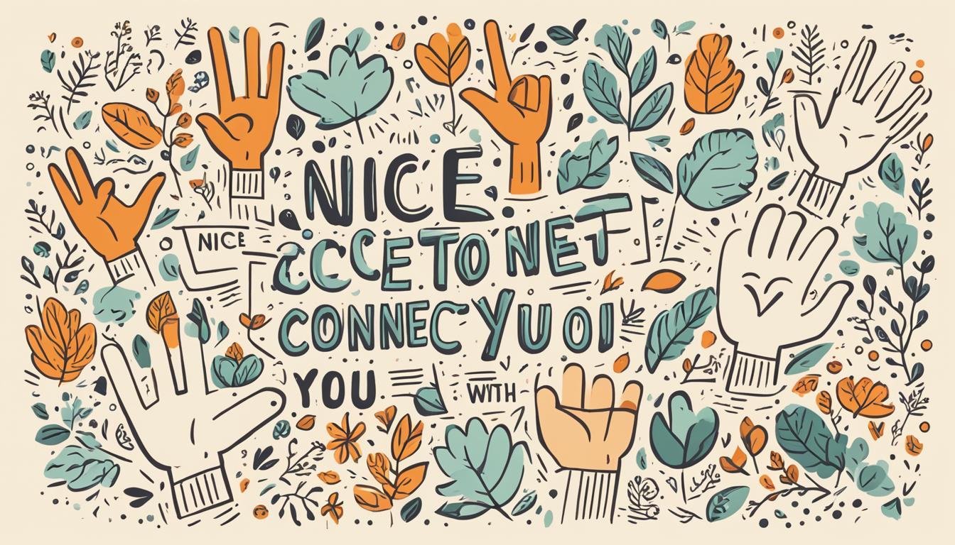 Other Ways to Say 'Nice to Connect With You'