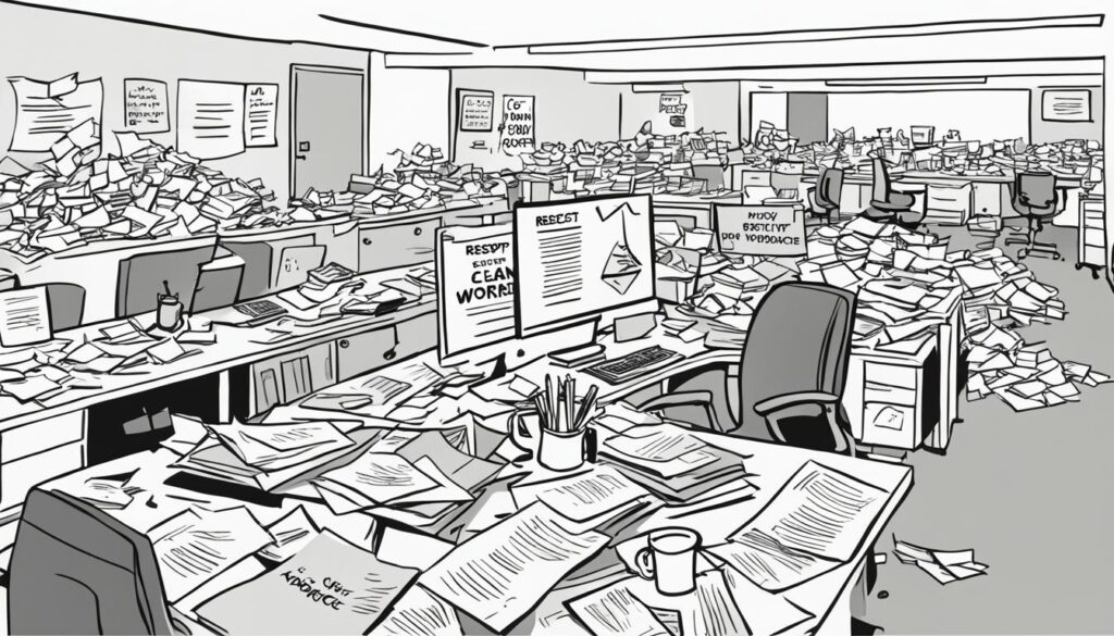 avoiding workplace mess