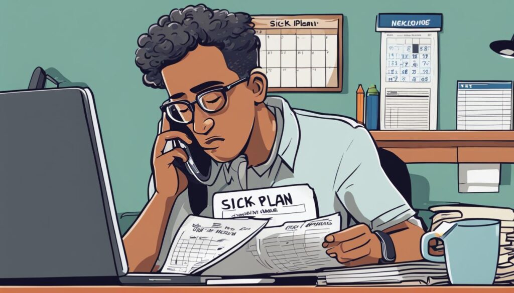 proactive communication during sick leave